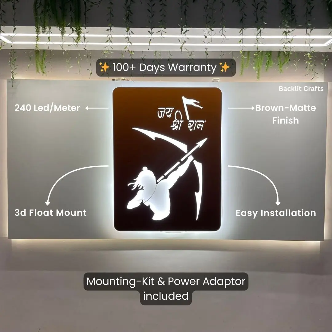 Jai Shree Ram Panel Potrait