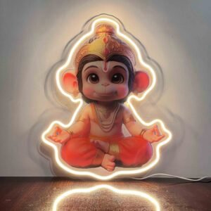 Baby Hanuman Ji Neon