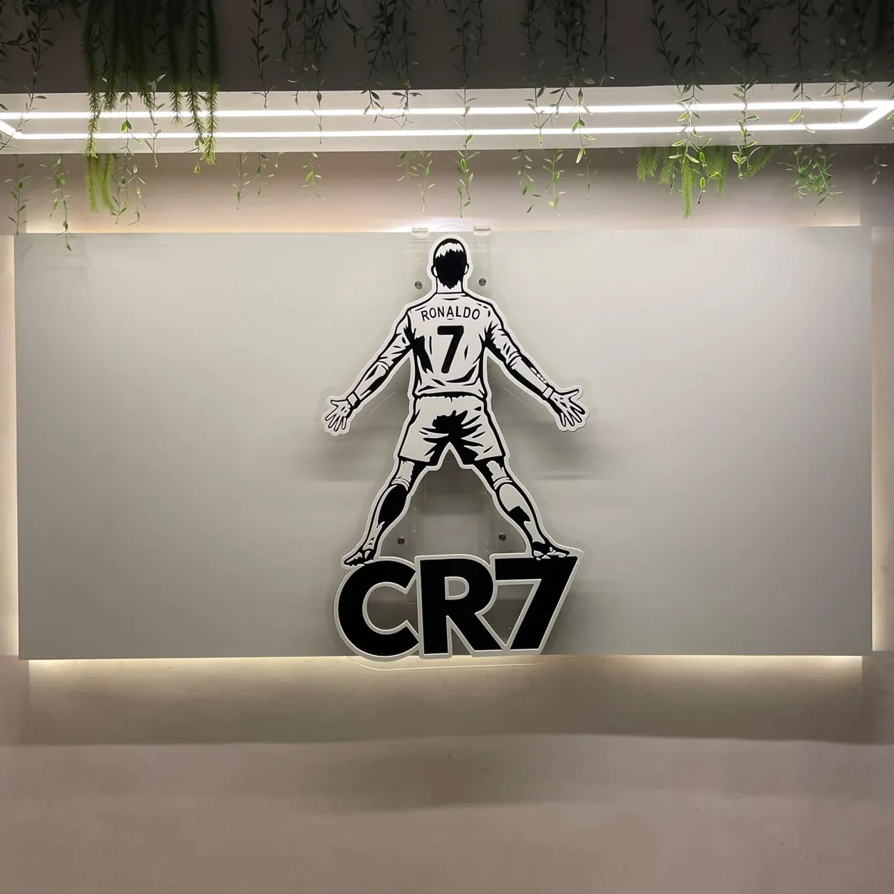 CR7 Ronaldo LED Wall Art - Without Light
